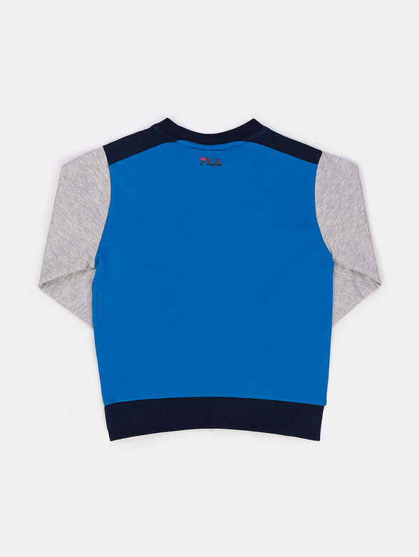 Blouse with logo print - 4