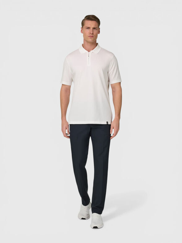 Slim-fit pants with a cuff - 4