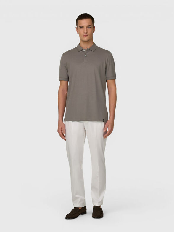Cotton-blend polo shirt - 2