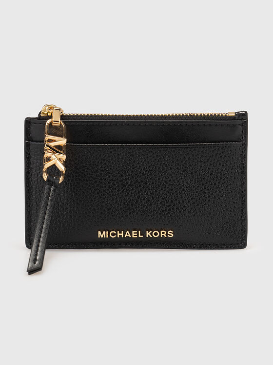 Картодържател от естествена кожа с лого - 1