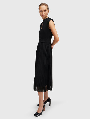 Black midi dress - 4