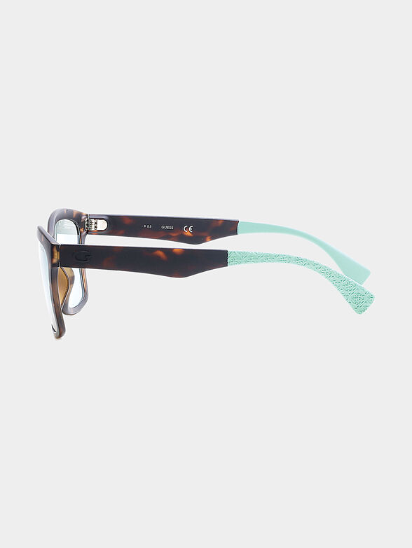 sun glasses with blue accents - 2