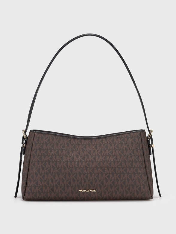 Bag with logo print and gold details - 1