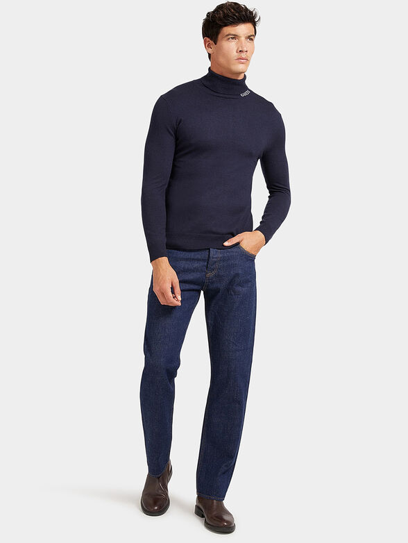 LANE turtleneck sweater with logo - 2