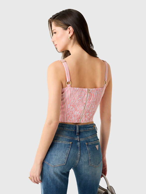 Striped blue top - 3