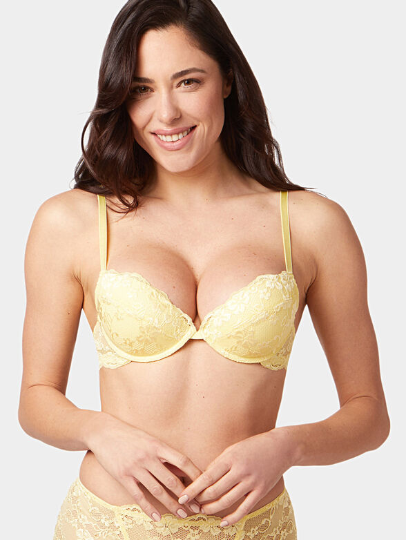 PRIMULA COLOR yellow push up bra - 3