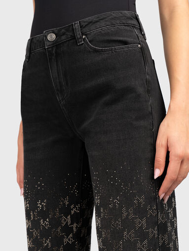 Straight jeans with rhinestone - 3