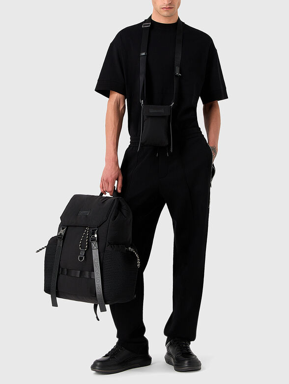 Sports trousers with crease in beige colour  - 4