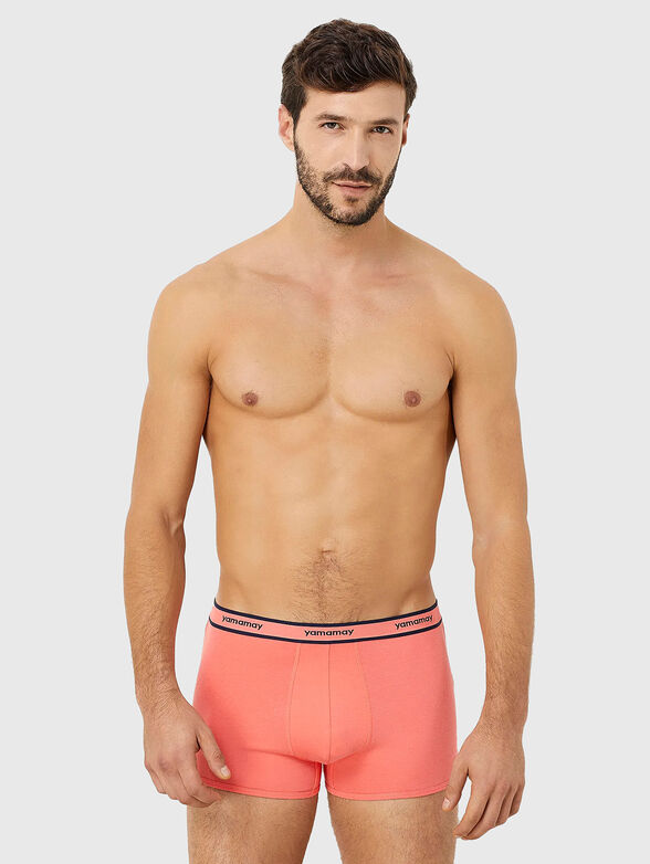 NEW FASHION COLOR cotton boxers with logo embroidery - 3