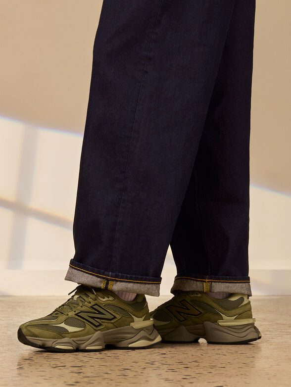 9060 textile and suede sneakers - 2