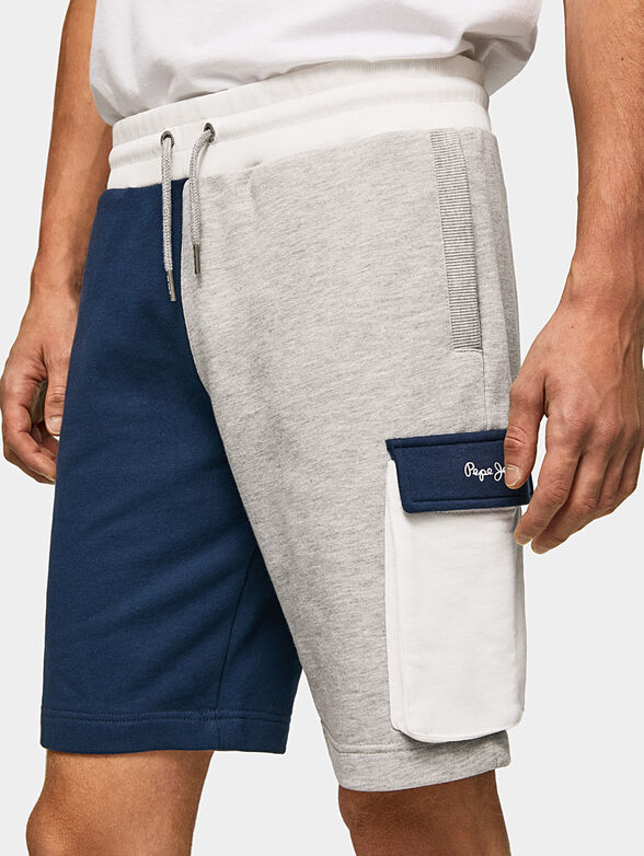 ABEL shorts with contrasting elements - 3