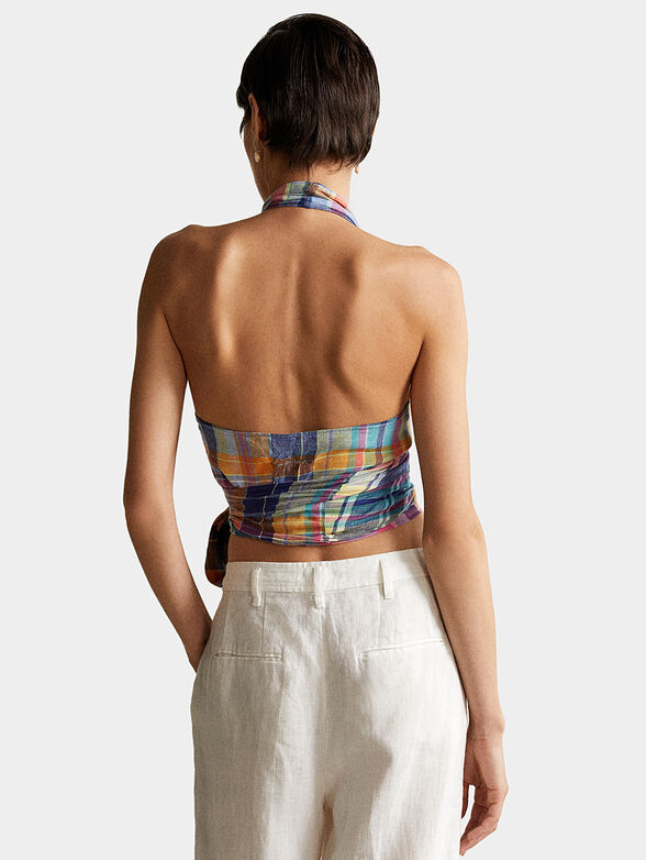 Linen Sleeveless blouse - 3