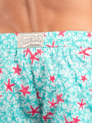 Beach shorts with starfish  - 3