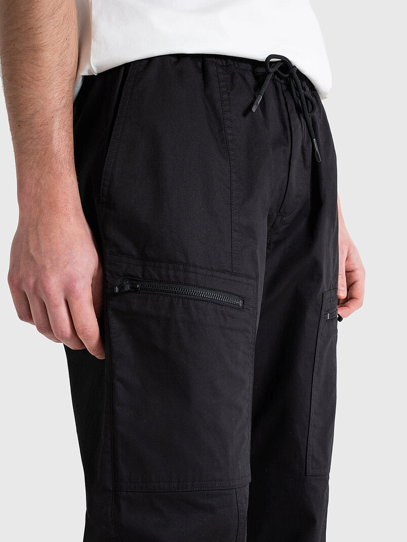 Cotton cargo pants - 3