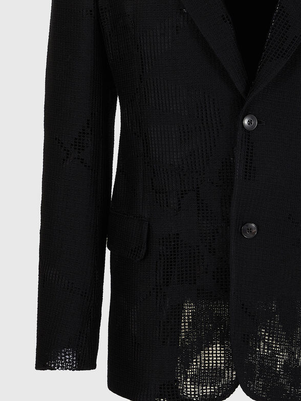 Jacket with mesh texture  - 4