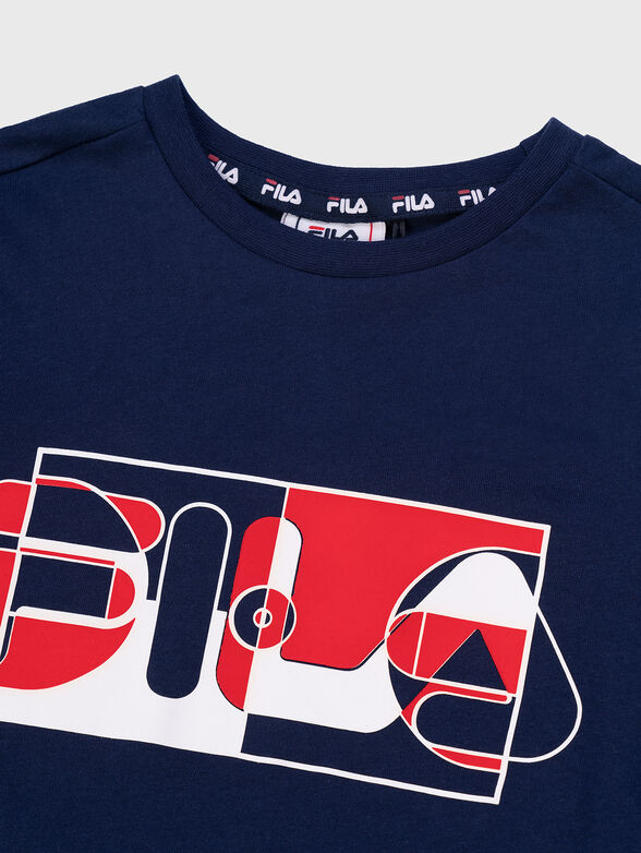 BERKELEY T-shirt with multicolor logo print - 4