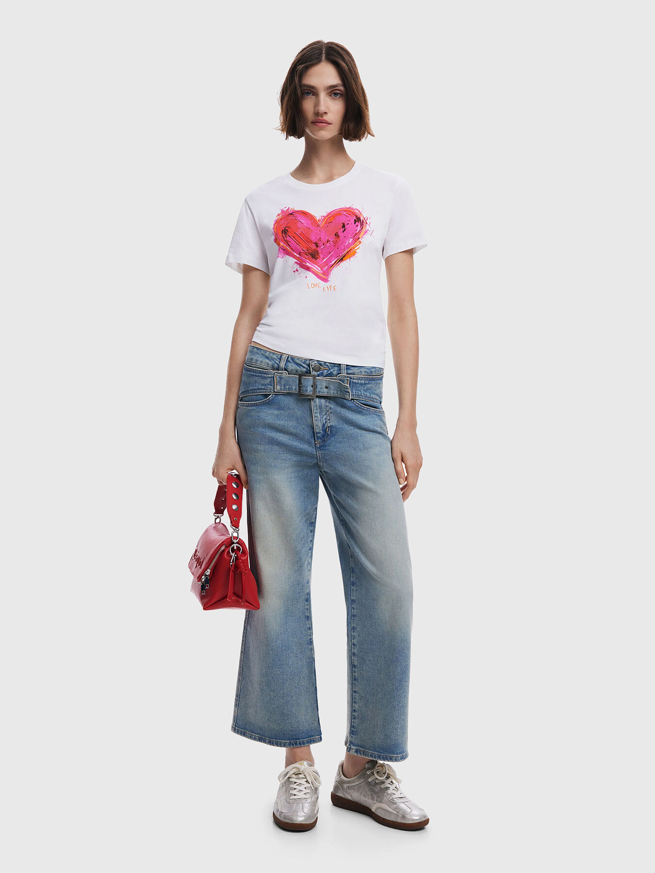 CORA T-shirt with print brand DESIGUAL — Globalbrandsstore
