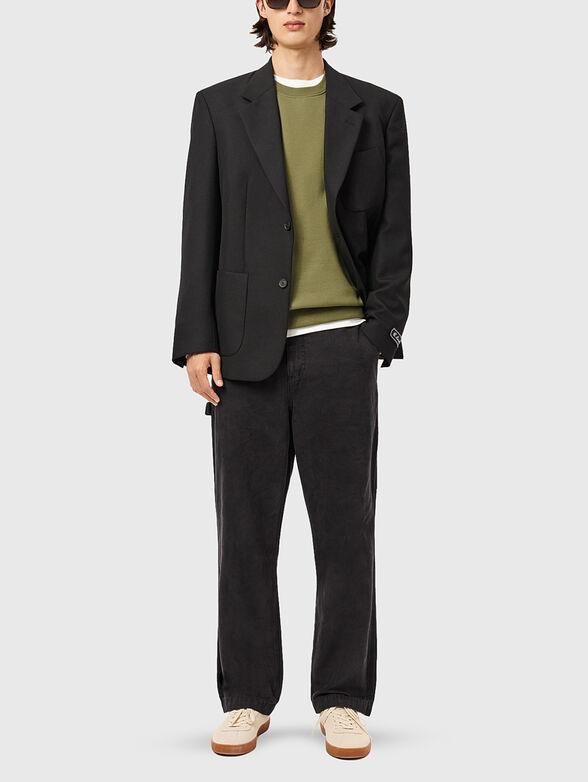 Sweatshirt with contrast stripe  - 2