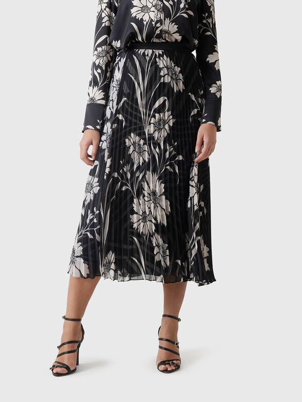 NOUVEAU pleated midi skirt - 0