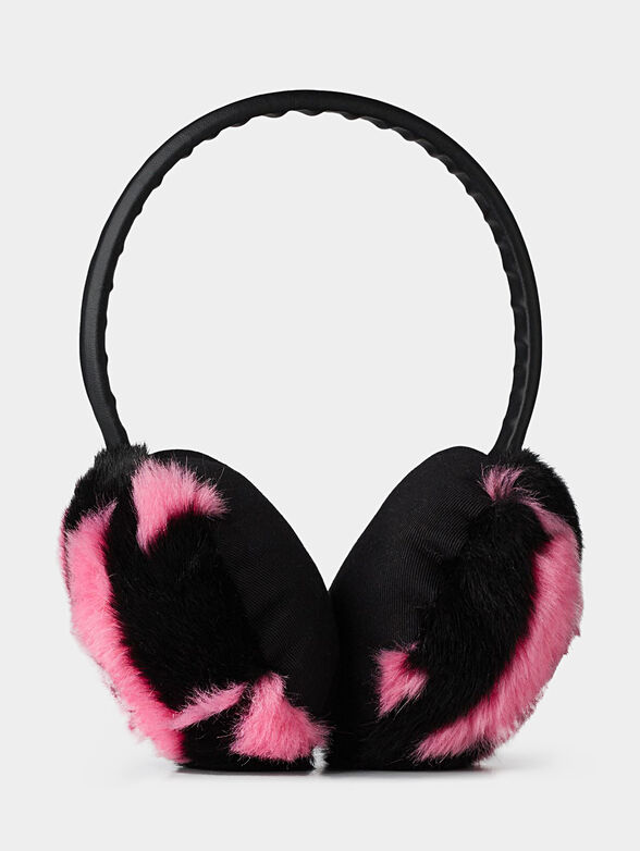 K/Monogram faux fur earmuff - 1