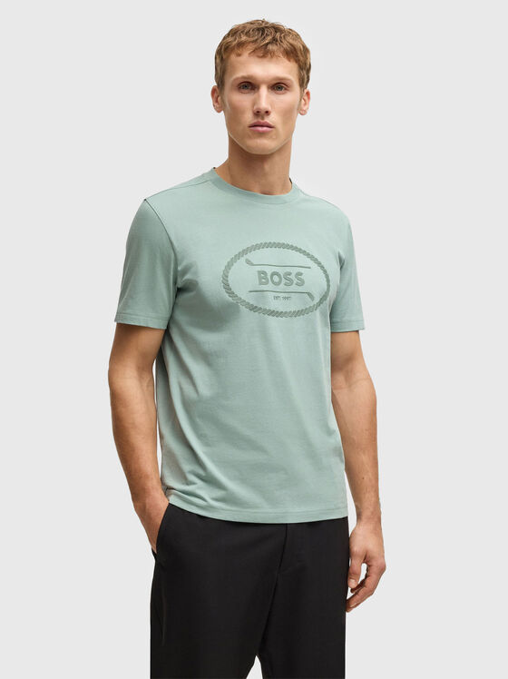 T-shirt with logo print in black - 1