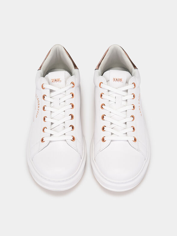 KAPRI MAISON leather sneakers in white color - 6
