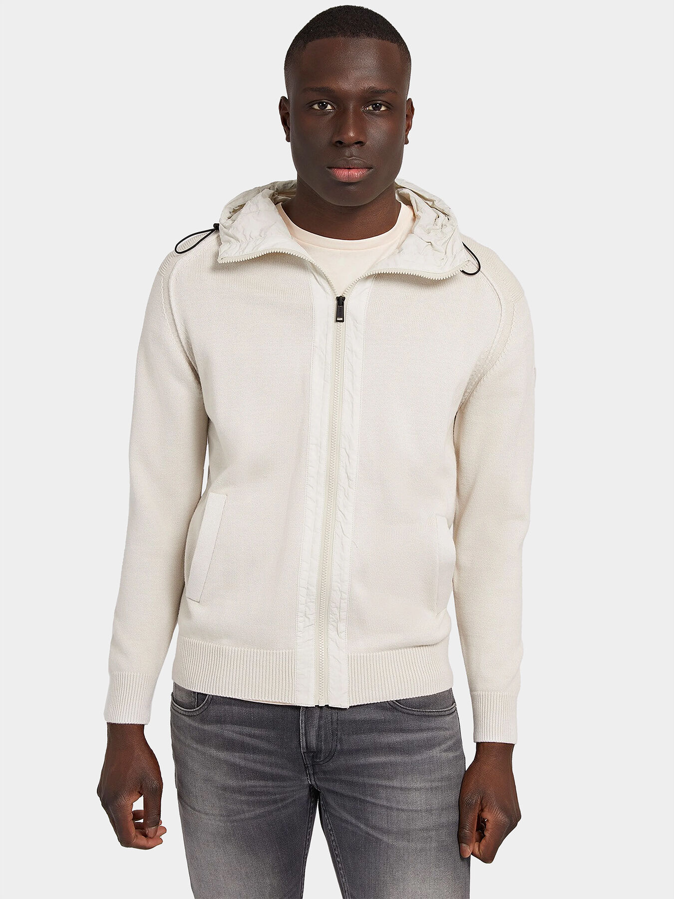 OSMUND hooded cardigan with zip brand GUESS Globalbrandsstore en