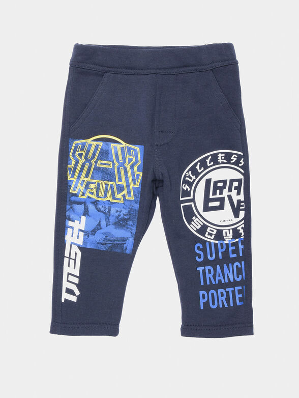 PEMMOB Pants in cotton with graphic - 1