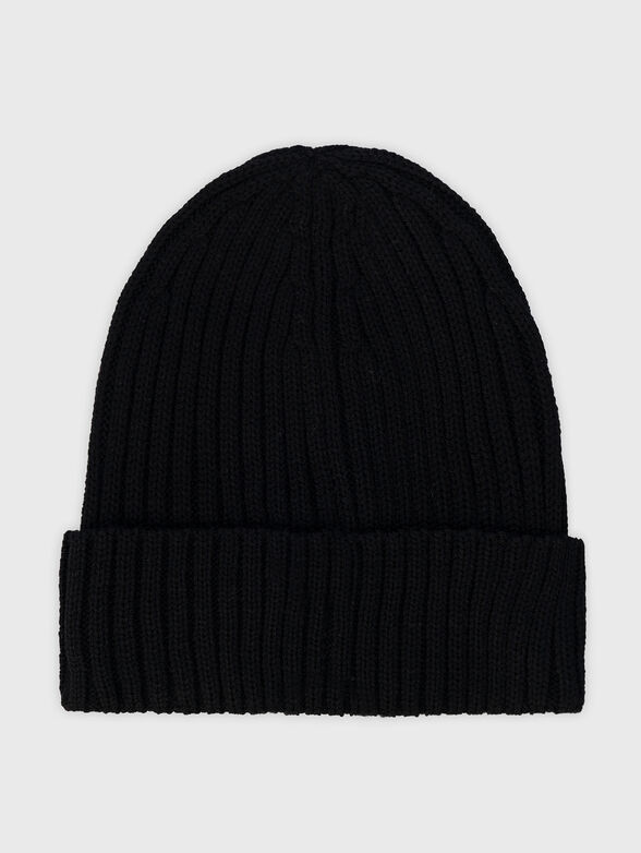 Knitted hat from wool blend - 2