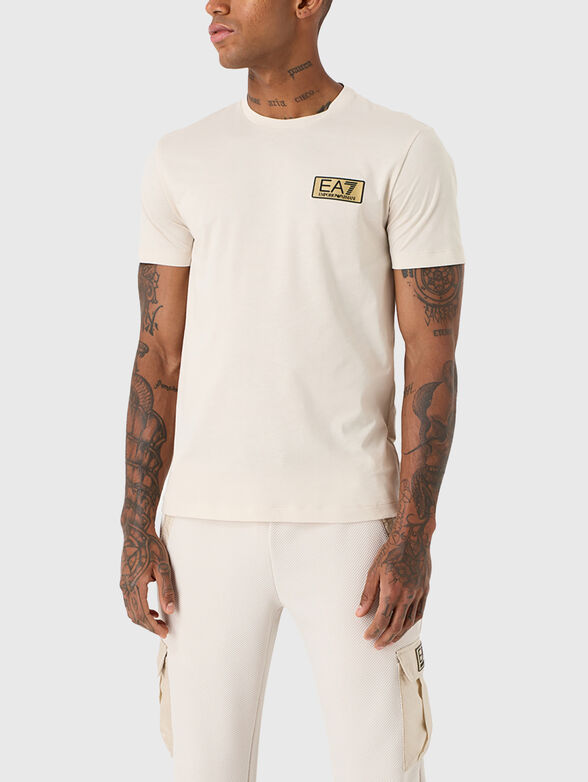 Cotton T-shirt with logo accent - 1