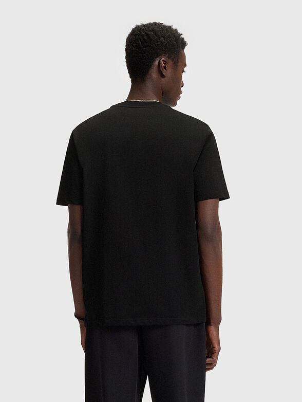 Cotton T-shirt with print - 3