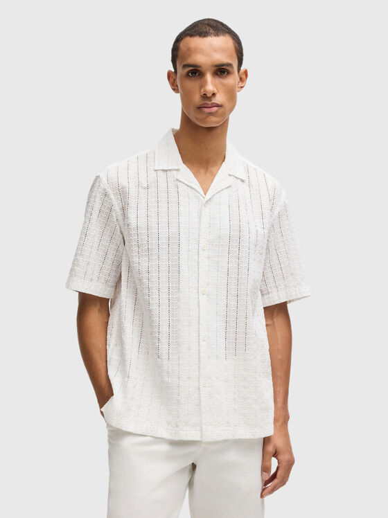 C-LARS short sleeved cotton shirt - 1