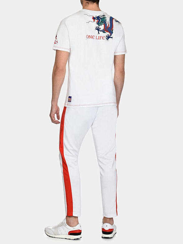 TS019 T-shirt with dragon prints - 1