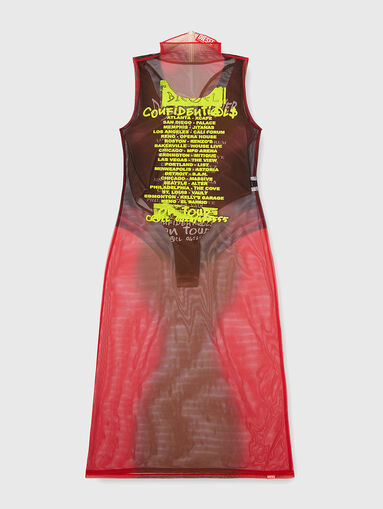 D-AGNEC dress with sheer effect - 5