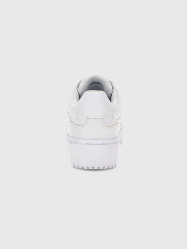 MIRAM white eco leather sneakers  - 3