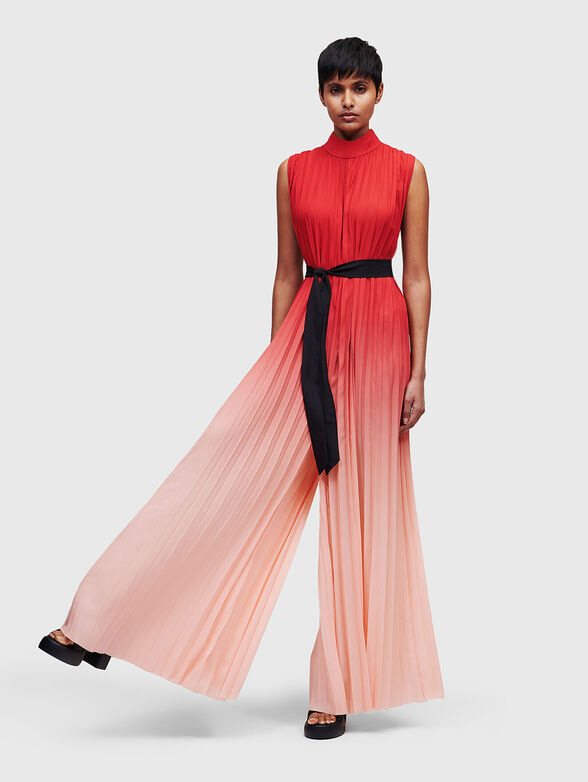 Pleated jumpsuit with ombre effect brand Karl Lagerfeld
