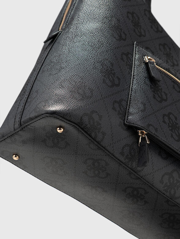 JANIE large bag with monogram logo - 5