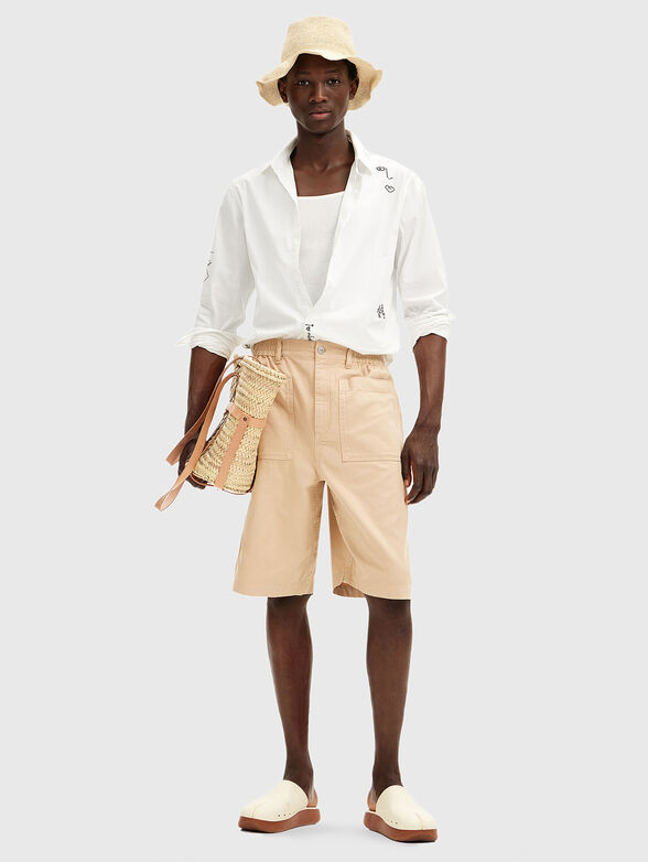 AMADEO shirt with contrast embroideries - 2