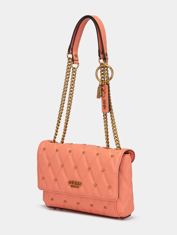 TRIANA bag with quilted effect and metal studs - 4