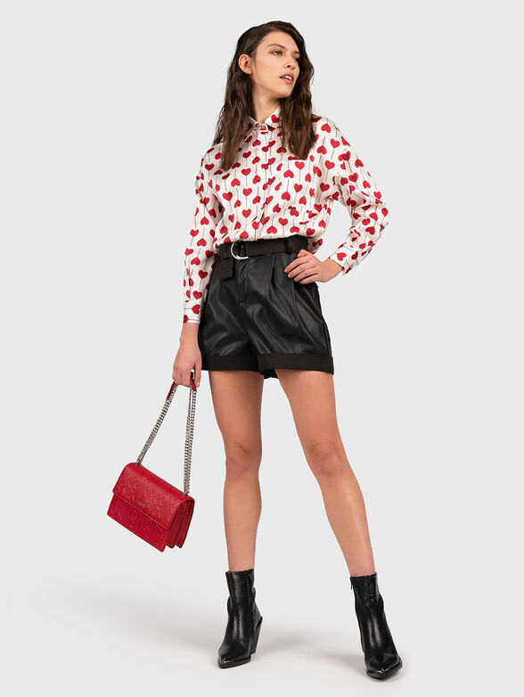 Shirt with hearts print - 2
