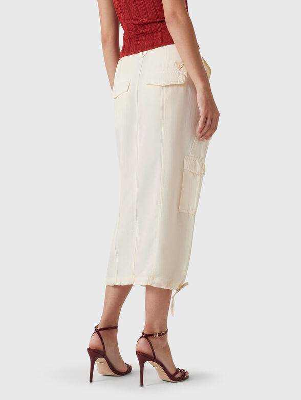 CASEY midi skirt with side pockets - 2