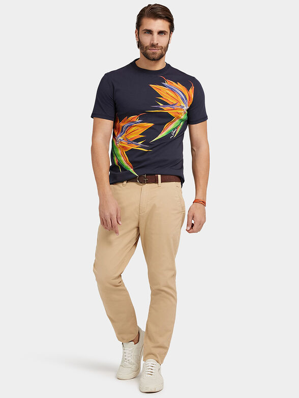 RITCHIE blue T-shirt with print - 2