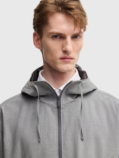 Transition hooded jacket with logo - 5