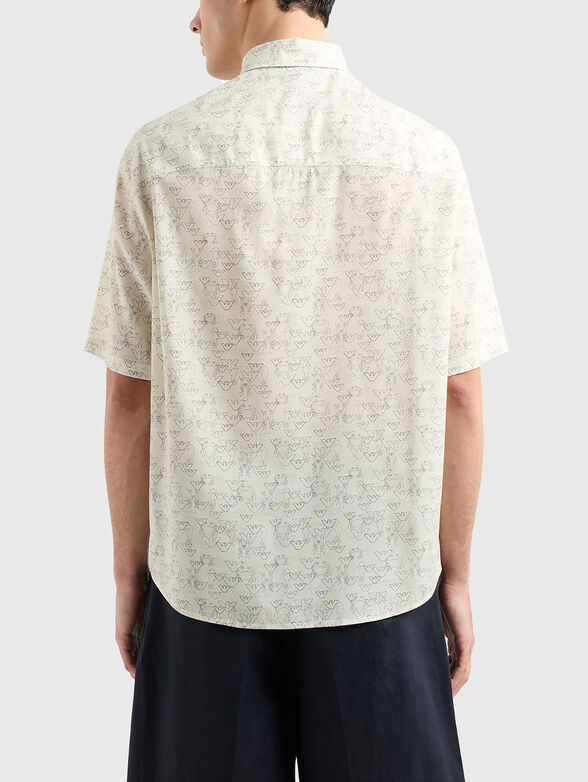 Printed viscose blend shirt - 3