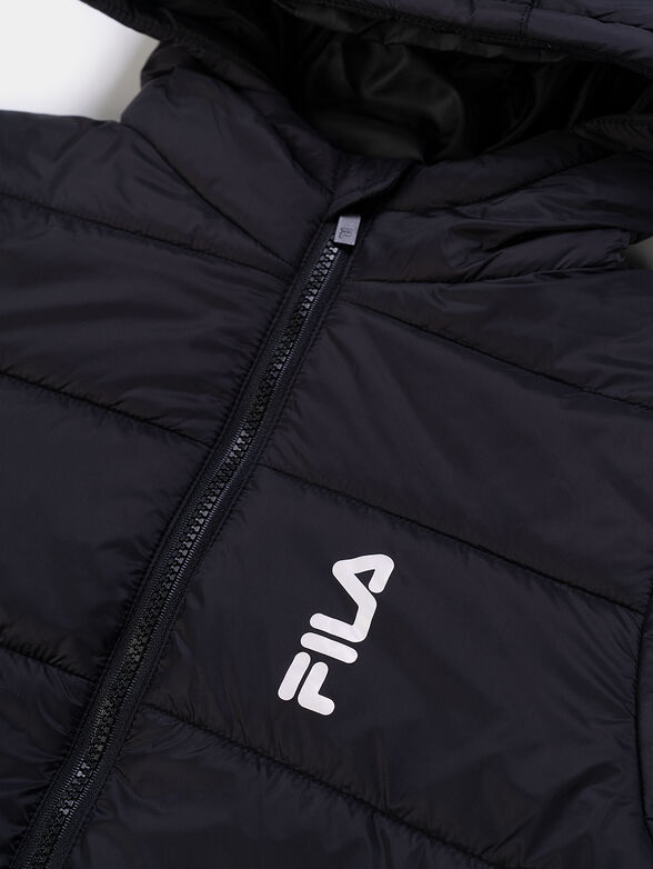 BUNIEL black padded jacket with hood - 3