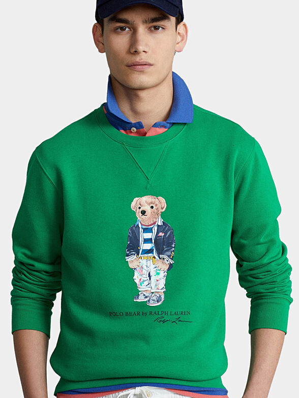 Sweatshirt with Polo Bear logo print - 4