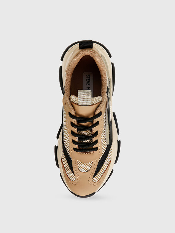 POSSESSION-E sports shoes with beige accents - 5