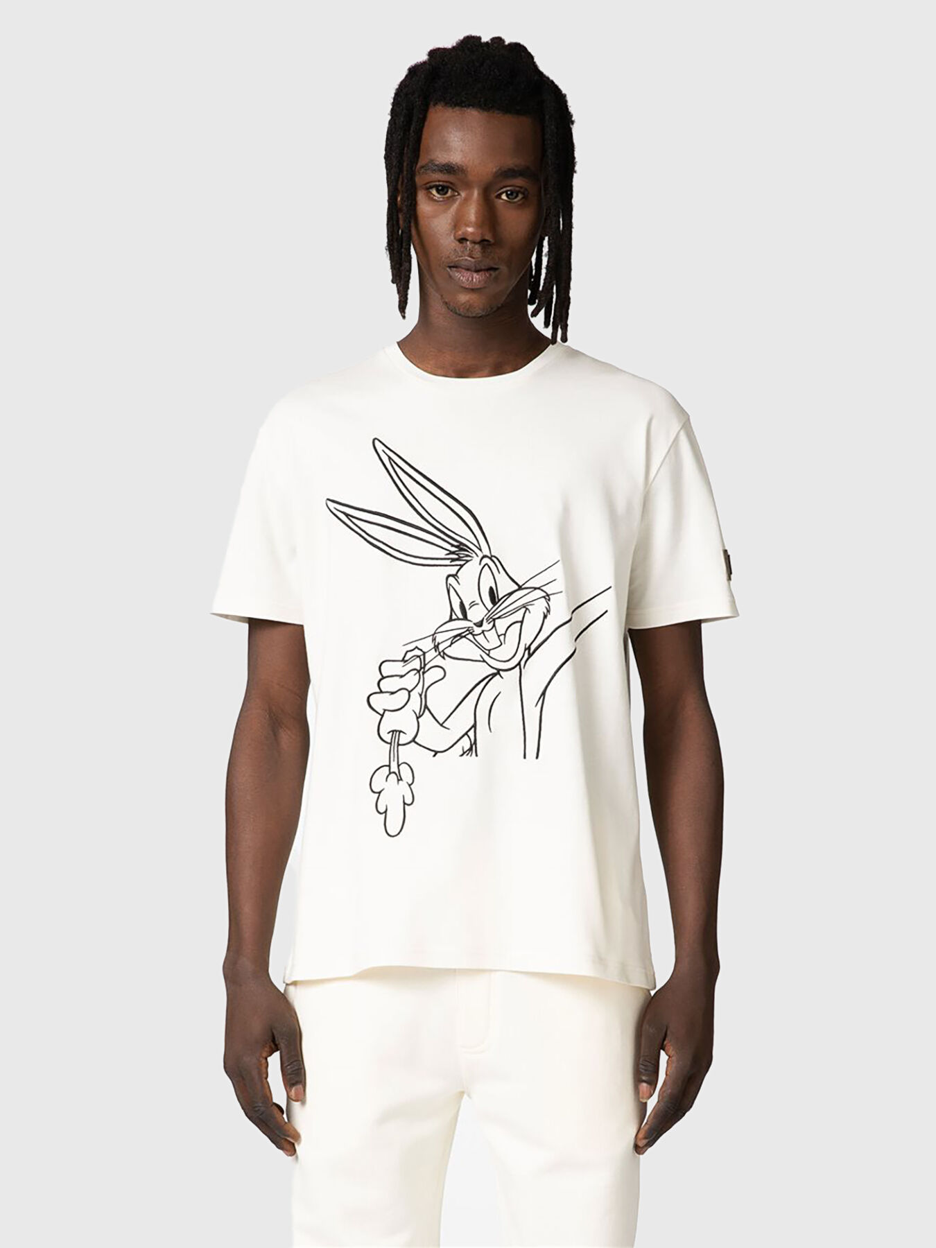 【35％OFF】 T-shirt with Bugs Bunny in white brand ICEBERG トップス