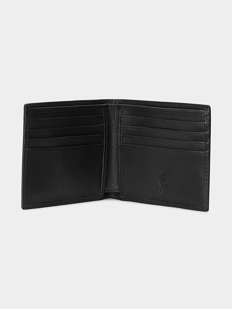 Wallet with contrasting logo print - 3