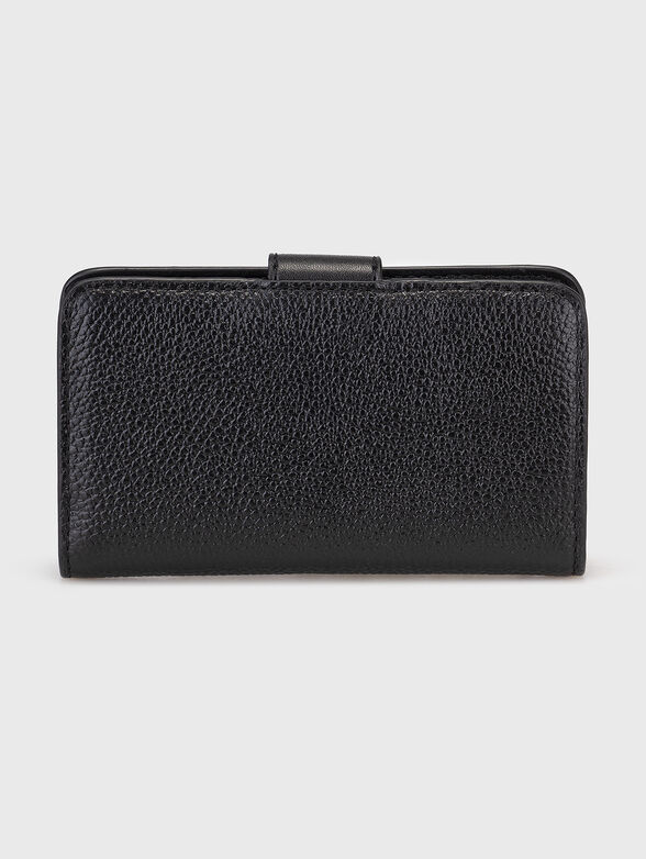 Black leather wallet  - 2